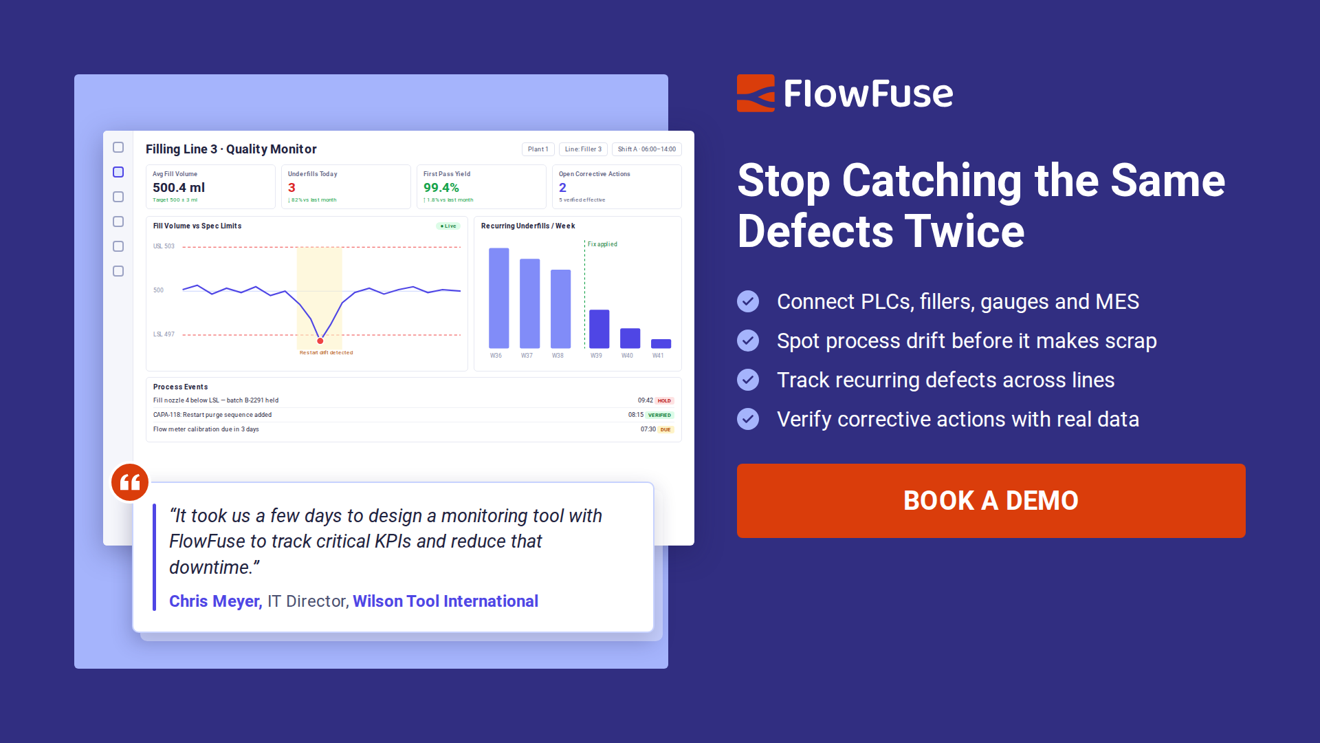 Monitor manufacturing processes and production data with FlowFuse